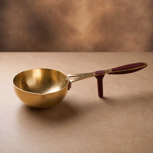 Brass Tadka Pan – Traditional Cooking