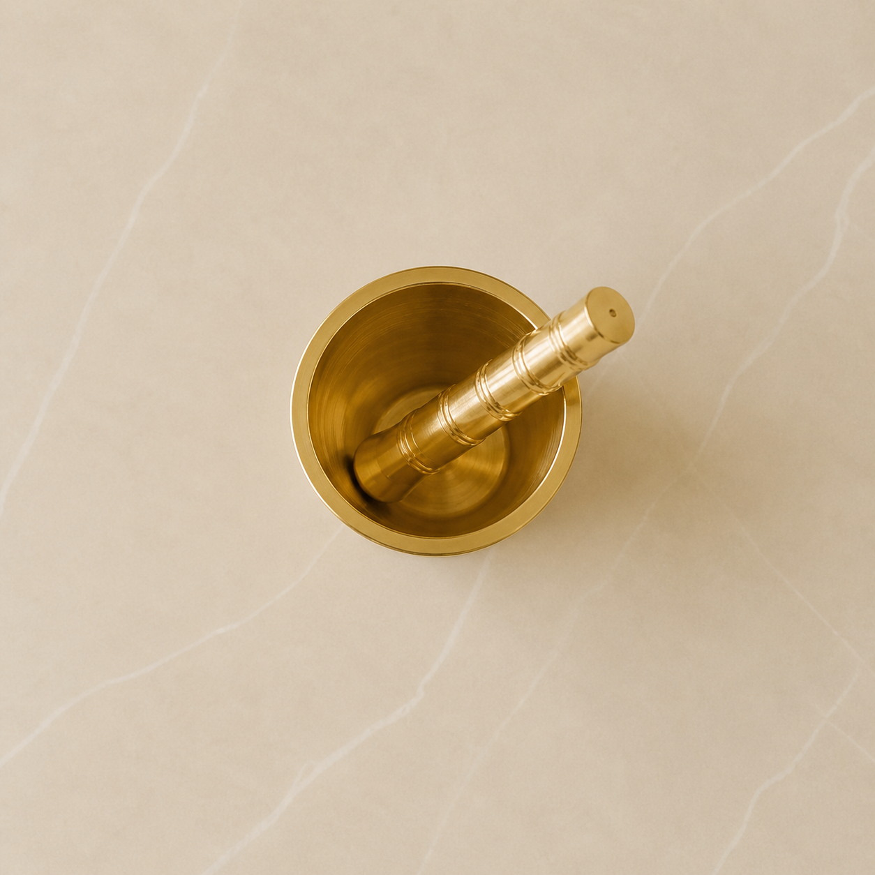 Brass Khalbatta – Traditional Spice Grinder