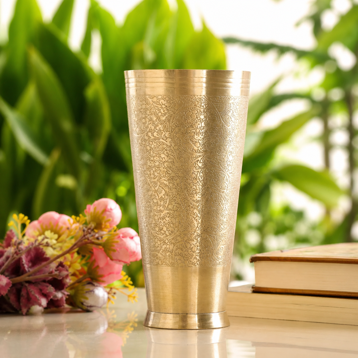 Pure Brass Glass for Daily Detox Water | Ayurvedic Health Benefits