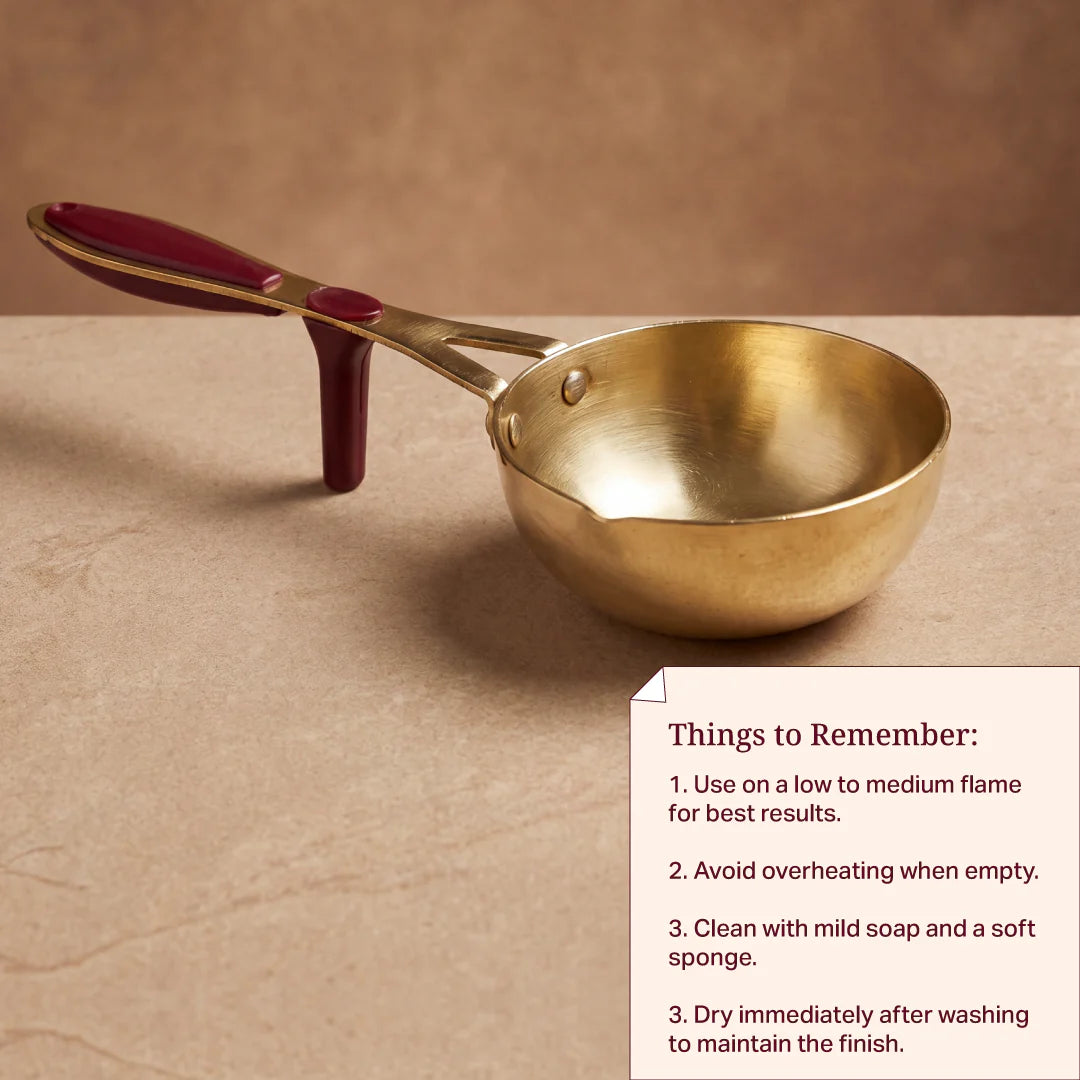 Brass Tadka Pan – Traditional Cooking